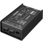 DIB-100. Direct-in box med 1 kanal til musikinstrumenter