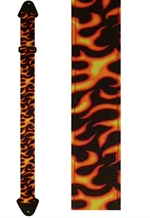 Sort flamme nylon skulderstrop - FWS20-141