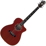 Hagstr�m MOCON-CE. Smuk MORA CONCERT mahogniguitar m. preamp