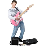 El-guitarpakke - voksen - Maestro EG11-39" - PINK