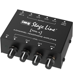 PPA-4 Stage Line Headphone Amp med 4 separate udgange