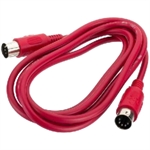 MIDI-102/RT - R�d - 1 meter MIDI-kabel