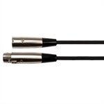 Kabel XLR 3 meter. Kabel til mikrofon- og liniesignaler. XLR han til hun