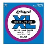 D'Addario EXL120 - elguitarstrenge nickelwound .009