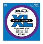 D'Addario EXL115 - elguitar strenge nickelwound .011