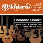 D'Addario EJ15 Westernguitar Phosphor Broze wound .010