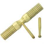 Club Salsa Tube Drum Guiro Ribs. Guiro udf�rt i tr�.