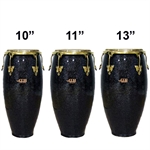 Misti Congas i flot, sort metallic lak. V�lg St�rrelse